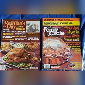 Vintage Family Circle and Woman's Day Magazines Set